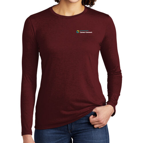 Allmade® Women’s Tri-Blend Long Sleeve Tee Thumbnail
