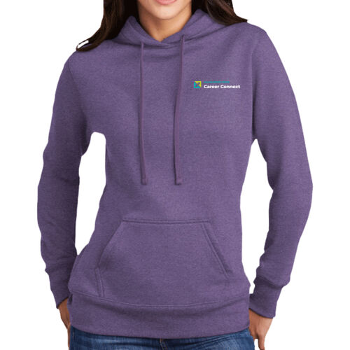 Port & Co™ Women's Core Fleece Hooded Sweatshirt Thumbnail