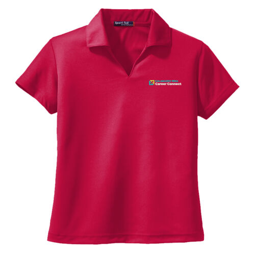 Sport-Tek® Women's Dri-Mesh® V-Neck Polo Thumbnail
